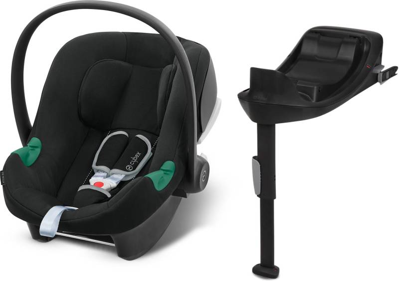 Cybex Aton B2 i-Size Babyschale inkl. Base One, Volcano Black von Cybex