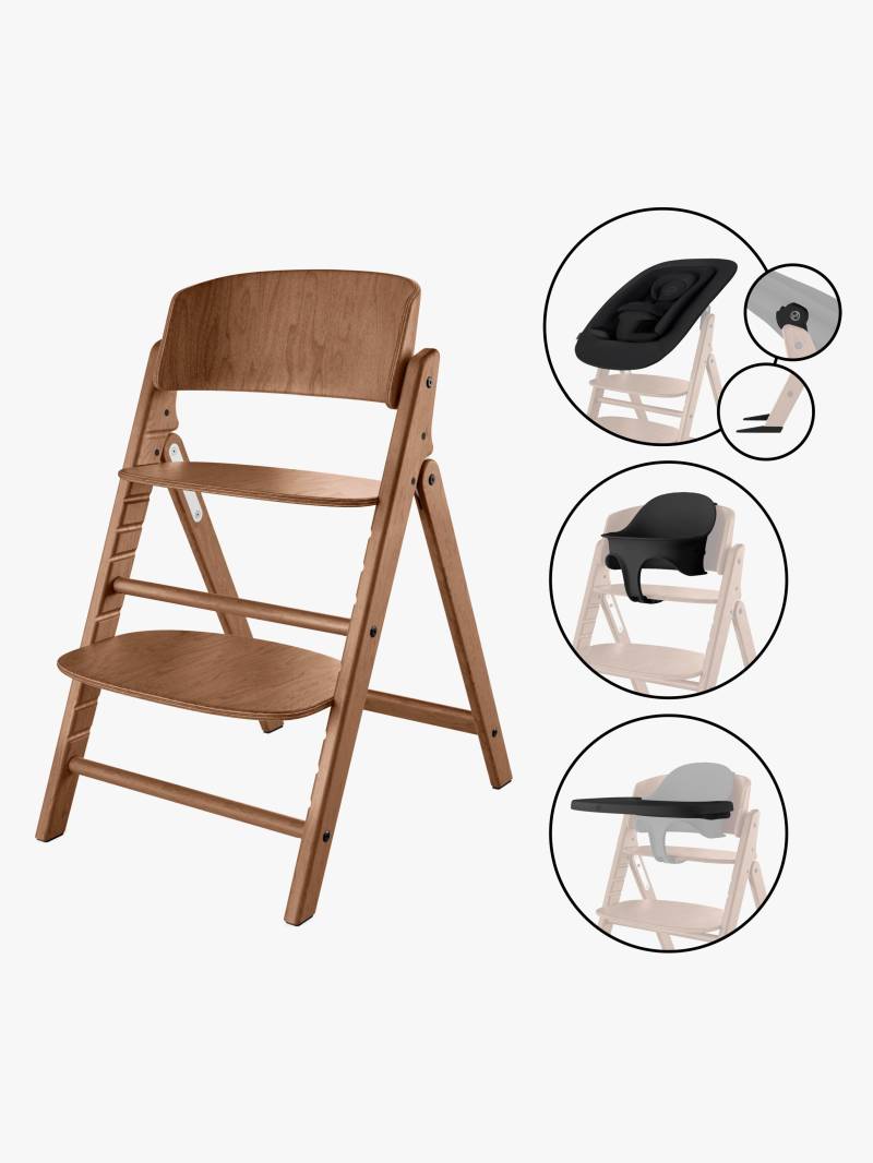 Cybex Click &  Fold Hochstuhl 4-in-1, All Natural Dark von Cybex