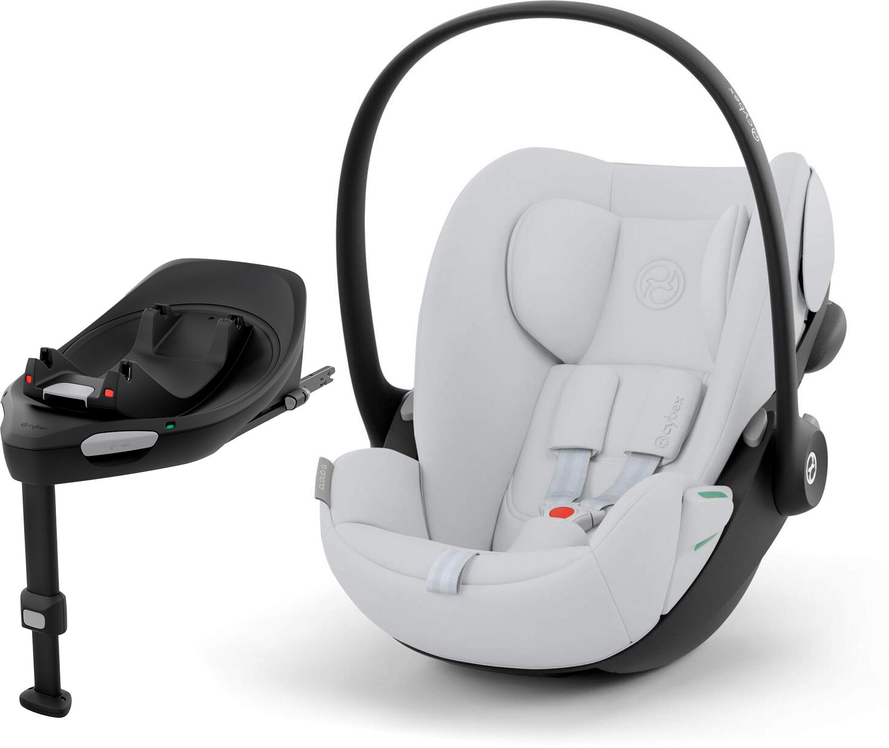 Cybex Cloud G i-Size Babyschale inkl. Basis, Fog Grey Cybex Cloud G i-Size Babyschale inkl. Basis, Fog Grey von Cybex