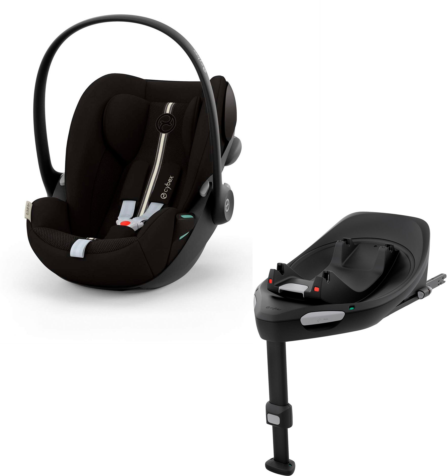 Cybex Cloud G i-Size Plus Babyschale inkl. Base G, Moon Black Cybex Cloud G i-Size Plus Babyschale inkl. Base G, Moon Black von Cybex