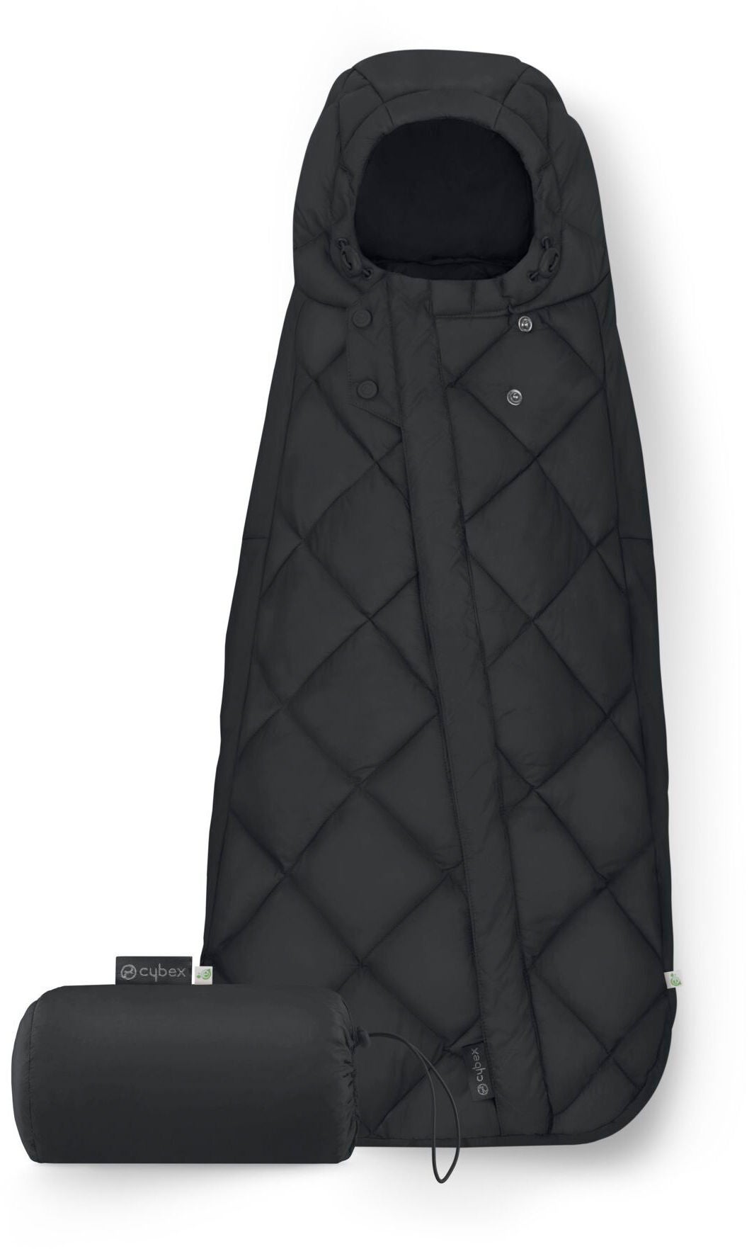 Cybex SNØGGA Mini 2 Autositz-Fußsack, Moon Black von Cybex