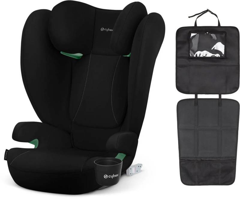 Cybex Solution B2 i-Fix Kindersitz inkl. 3-in-1 Sitzschutz, Volcano Black von Cybex
