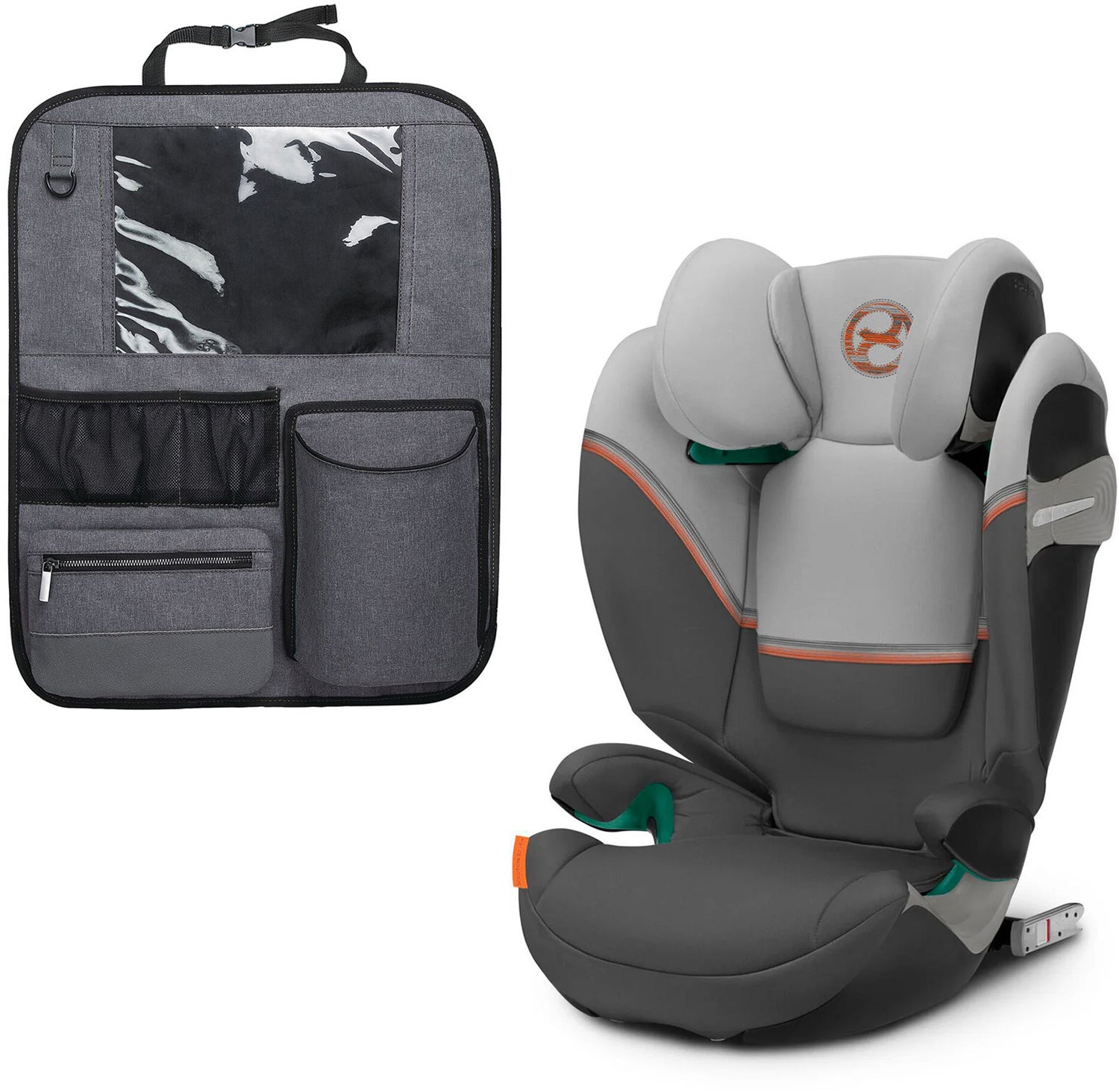 Cybex Solution S2 i-Fix Kindersitz inkl. Deluxe Trittschutz, Lava Grey von Cybex