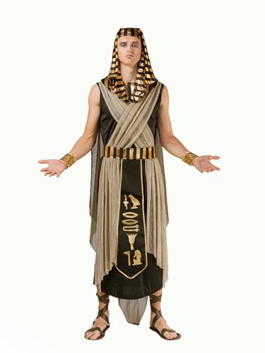 Cyborey Ägyptisches Kostüm Erwachsene Unisex Halloween Cosplay Pharao Kostüm Herren mit Zubehör Cyborey Ägyptisches Kostüm Erwachsene Unisex Halloween Cosplay Pharao Kostüm Herren mit Zubehör von Cyborey