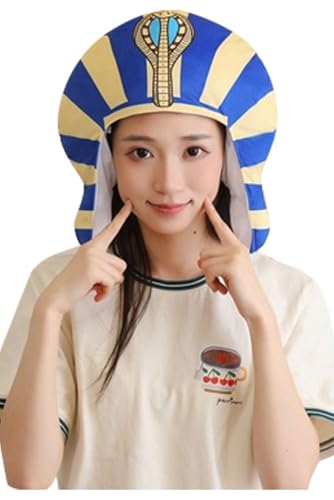 Cyborey Pharao Kopfschmuck Herren Ägyptisch Kostüm Zubehör Cosplay Halloween Requisiten Erwachsene Cyborey Pharao Kopfschmuck Herren Ägyptisch Kostüm Zubehör Cosplay Halloween Requisiten Erwachsene von Cyborey