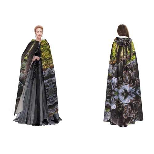 (Bär) Unisex Kapuzenumhang Umhang Robe Cosplay Halloween Weihnachten Verkleidung Kostüme für Erwachsene von Cykazhst