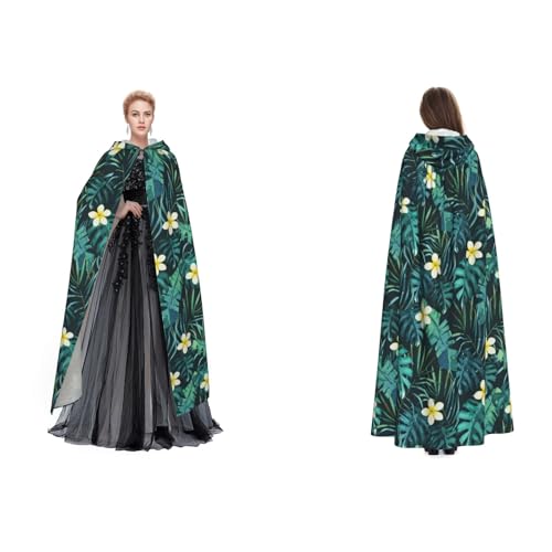 (Hawaiianisch) Unisex Kapuzenumhang Umhang Robe Cosplay Halloween Weihnachten Verkleidung Kostüme für Erwachsene von Cykazhst