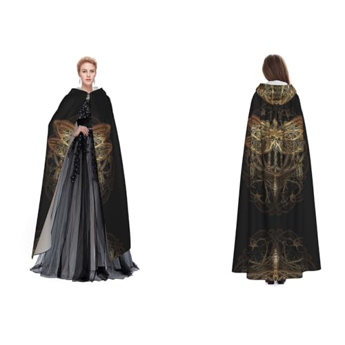 (Libelle) Unisex Kapuzenumhang Umhang Robe Cosplay Halloween Weihnachten Verkleidung Kostüme für Erwachsene von Cykazhst