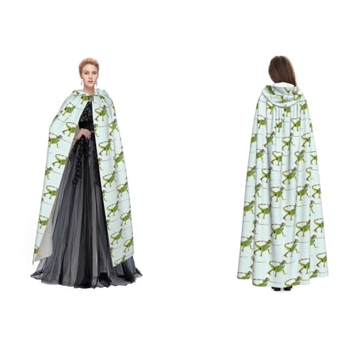(Lizard Hd) Unisex-Kostüm mit Kapuze, Umhang für Cosplay, Halloween, Weihnachten, für Erwachsene von Cykazhst