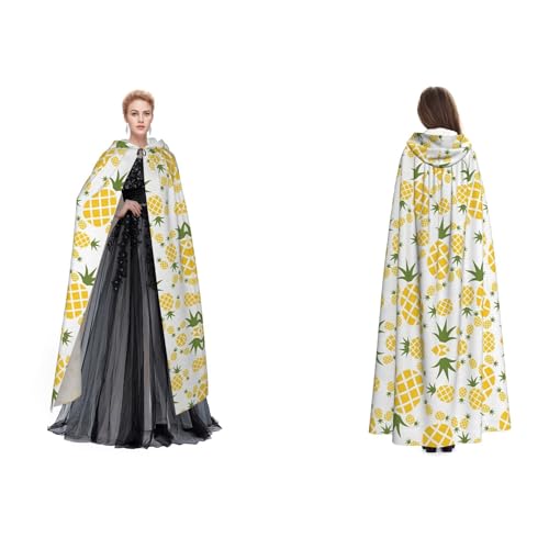 Ananas-Umhang mit Kapuze, Unisex, für Cosplay, Halloween, Weihnachten, für Erwachsene Ananas-Umhang mit Kapuze, Unisex, für Cosplay, Halloween, Weihnachten, für Erwachsene von Cykazhst