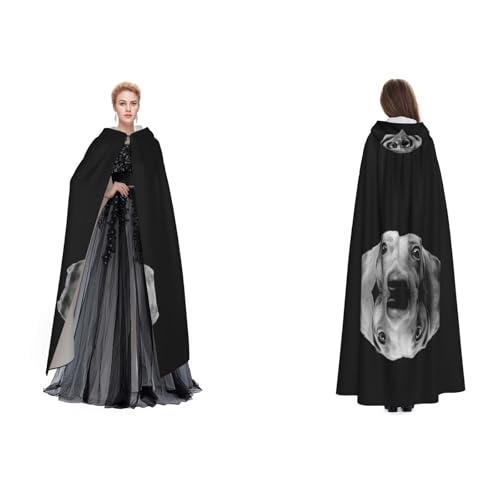 Kapuzenumhang mit Dackel, Unisex, für Cosplay, Halloween, Weihnachten, für Erwachsene Kapuzenumhang mit Dackel, Unisex, für Cosplay, Halloween, Weihnachten, für Erwachsene von Cykazhst