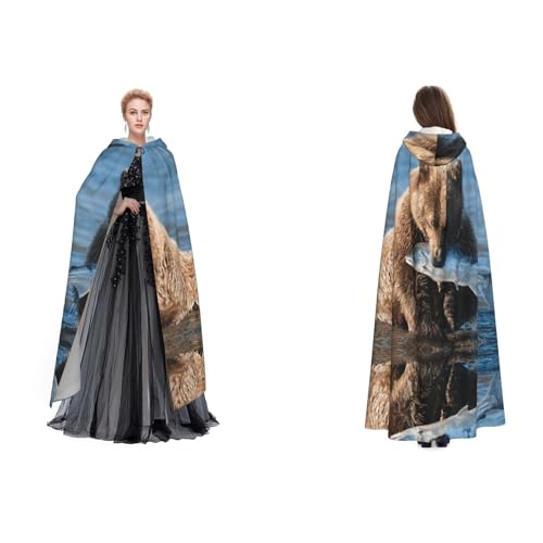 Umhang mit Kapuze, für Cosplay, Halloween, Weihnachten, für Erwachsene Umhang mit Kapuze, für Cosplay, Halloween, Weihnachten, für Erwachsene von Cykazhst