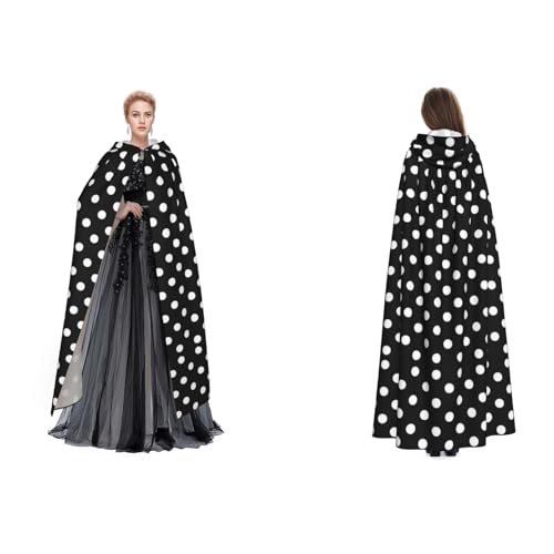 Unisex Kapuzenumhang / Umhang mit Kapuze, für Cosplay, Halloween, Weihnachten, Schwarz / Weiß Unisex Kapuzenumhang / Umhang mit Kapuze, für Cosplay, Halloween, Weihnachten, Schwarz / Weiß von Cykazhst