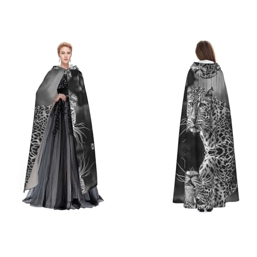 Unisex Kapuzenumhang / Umhang mit Kapuze, für Cosplay, Halloween, Weihnachten, Schwarz / Weiß Unisex Kapuzenumhang / Umhang mit Kapuze, für Cosplay, Halloween, Weihnachten, Schwarz / Weiß von Cykazhst