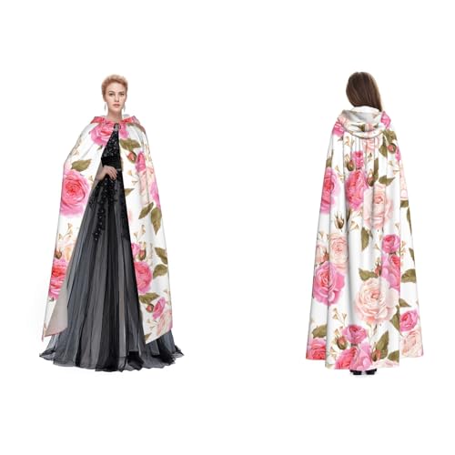 Unisex Kapuzenumhang / Umhang mit Rosenblüte, für Cosplay, Halloween, Weihnachten, für Erwachsene Unisex Kapuzenumhang / Umhang mit Rosenblüte, für Cosplay, Halloween, Weihnachten, für Erwachsene von Cykazhst