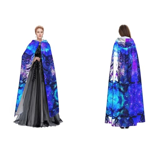 Unisex Kapuzenumhang / Umhang mit blauer Eule, für Cosplay, Halloween, Weihnachten, für Erwachsene Unisex Kapuzenumhang / Umhang mit blauer Eule, für Cosplay, Halloween, Weihnachten, für Erwachsene von Cykazhst