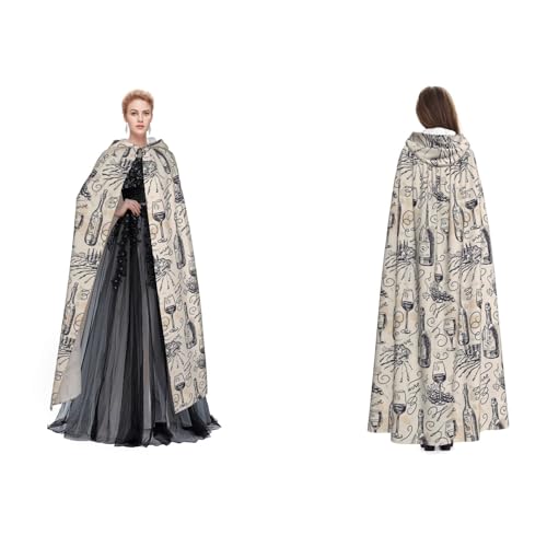 Unisex Kapuzenumhang für Cosplay, Halloween, Weihnachten, für Erwachsene Unisex Kapuzenumhang für Cosplay, Halloween, Weihnachten, für Erwachsene von Cykazhst
