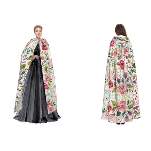 Unisex Kapuzenumhang mit Blumenblatt, für Cosplay, Halloween, Weihnachten, Verkleidung für Erwachsene Unisex Kapuzenumhang mit Blumenblatt, für Cosplay, Halloween, Weihnachten, Verkleidung für Erwachsene von Cykazhst