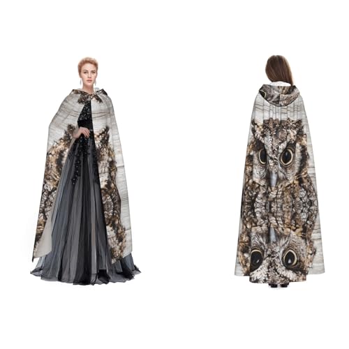 Unisex Kapuzenumhang mit Eulen-Vögeln, für Cosplay, Halloween, Weihnachten, Verkleidung für Erwachsene Unisex Kapuzenumhang mit Eulen-Vögeln, für Cosplay, Halloween, Weihnachten, Verkleidung für Erwachsene von Cykazhst
