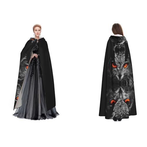 Unisex Kapuzenumhang mit Eulenaugen, für Cosplay, Halloween, Weihnachten, Verkleidung für Erwachsene Unisex Kapuzenumhang mit Eulenaugen, für Cosplay, Halloween, Weihnachten, Verkleidung für Erwachsene von Cykazhst