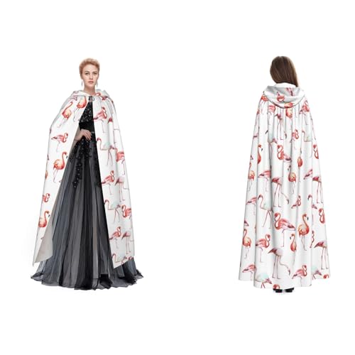 Unisex Kapuzenumhang mit Flamingo, Cosplay, Halloween, Weihnachten, Kostüm für Erwachsene Unisex Kapuzenumhang mit Flamingo, Cosplay, Halloween, Weihnachten, Kostüm für Erwachsene von Cykazhst