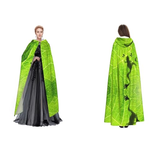 Unisex Kapuzenumhang mit Froschblättern, für Cosplay, Halloween, Weihnachten, für Erwachsene Unisex Kapuzenumhang mit Froschblättern, für Cosplay, Halloween, Weihnachten, für Erwachsene von Cykazhst