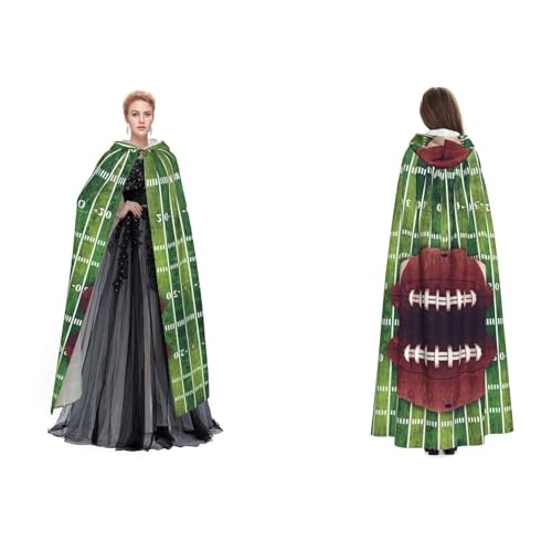 Unisex Kapuzenumhang mit Fußballfeld und Ball, für Cosplay, Halloween, Weihnachten, Verkleidung für Erwachsene Unisex Kapuzenumhang mit Fußballfeld und Ball, für Cosplay, Halloween, Weihnachten, Verkleidung für Erwachsene von Cykazhst