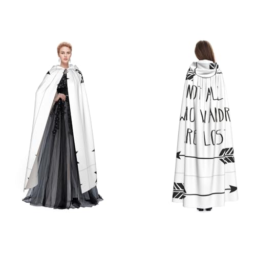 Unisex Kapuzenumhang mit Kapuze, Umhang für Cosplay, Halloween, Weihnachten, Kostüme für Erwachsene von Cykazhst