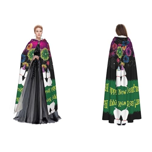 Unisex Kapuzenumhang mit Kapuze, für Cosplay, Halloween, Weihnachten, Verkleidung für Erwachsene von Cykazhst