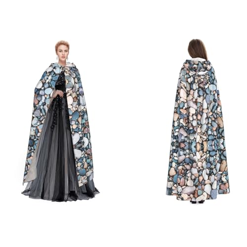 Unisex Kapuzenumhang mit Kapuze, für Cosplay, Halloween, Weihnachten, für Erwachsene von Cykazhst