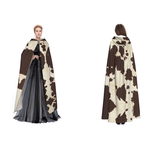 Unisex Kapuzenumhang mit Kuhfell-Aufdruck, für Cosplay, Halloween, Weihnachten, Verkleidung für Erwachsene Unisex Kapuzenumhang mit Kuhfell-Aufdruck, für Cosplay, Halloween, Weihnachten, Verkleidung für Erwachsene von Cykazhst