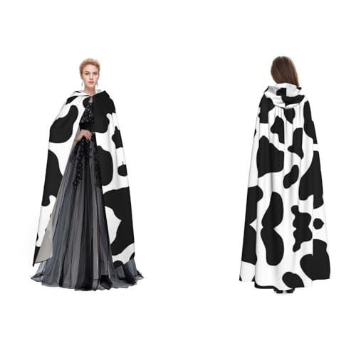 Unisex Kapuzenumhang mit Kuhflecken-Motiv, für Cosplay, Halloween, Weihnachten, für Erwachsene Unisex Kapuzenumhang mit Kuhflecken-Motiv, für Cosplay, Halloween, Weihnachten, für Erwachsene von Cykazhst