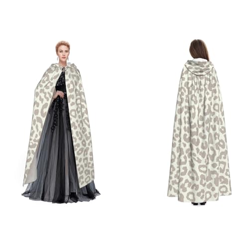 Unisex Kapuzenumhang mit Leopardenmuster, für Cosplay, Halloween, Weihnachten, Kostüme für Erwachsene Unisex Kapuzenumhang mit Leopardenmuster, für Cosplay, Halloween, Weihnachten, Kostüme für Erwachsene von Cykazhst