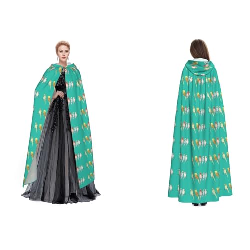 Unisex Kapuzenumhang mit Papageien auf Baum, Cosplay, Halloween, Weihnachten, Verkleidung für Erwachsene Unisex Kapuzenumhang mit Papageien auf Baum, Cosplay, Halloween, Weihnachten, Verkleidung für Erwachsene von Cykazhst