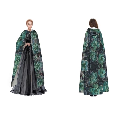 Unisex Kapuzenumhang mit Sukkulenten, für Cosplay, Halloween, Weihnachten, Kostüme für Erwachsene Unisex Kapuzenumhang mit Sukkulenten, für Cosplay, Halloween, Weihnachten, Kostüme für Erwachsene von Cykazhst