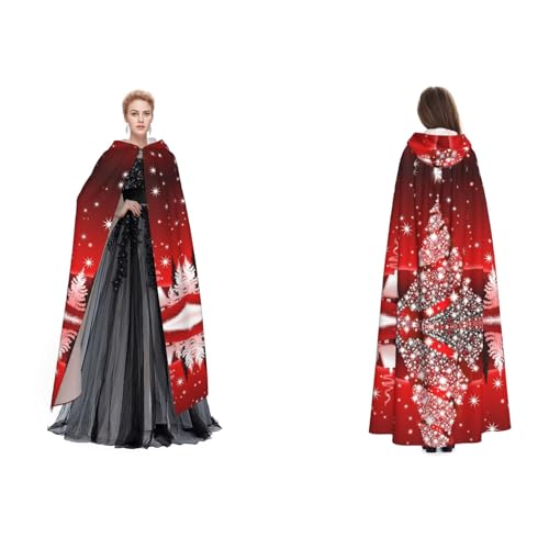 Unisex Kapuzenumhang mit Weihnachtsbaum, Rot, für Cosplay, Halloween, Weihnachten, Verkleidung für Erwachsene Unisex Kapuzenumhang mit Weihnachtsbaum, Rot, für Cosplay, Halloween, Weihnachten, Verkleidung für Erwachsene von Cykazhst