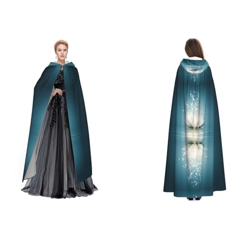 Unisex Kapuzenumhang mit asiatischer Lotusblüte für Cosplay, Halloween, Weihnachten, Kostüme für Erwachsene Unisex Kapuzenumhang mit asiatischer Lotusblüte für Cosplay, Halloween, Weihnachten, Kostüme für Erwachsene von Cykazhst