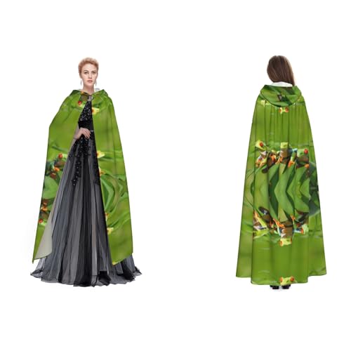Unisex Kapuzenumhang mit lustiger Frösche für Cosplay, Halloween, Weihnachten, Verkleidung für Erwachsene Unisex Kapuzenumhang mit lustiger Frösche für Cosplay, Halloween, Weihnachten, Verkleidung für Erwachsene von Cykazhst