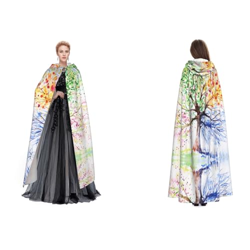 Wunderschöner Vier-Jahreszeiten-Baum-Umhang mit Kapuze, für Cosplay, Halloween, Weihnachten, Kostüme für Erwachsene Wunderschöner Vier-Jahreszeiten-Baum-Umhang mit Kapuze, für Cosplay, Halloween, Weihnachten, Kostüme für Erwachsene von Cykazhst