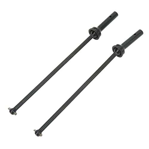 Cyllde 2 Stück 185 Mm RC-CVD-Antriebswellenstahl Vorne Und Hinten Antriebswellen Für 1/7 1/8 RC-Auto – RC-Teile Für Reibungslose Leistung(黑色) von Cyllde