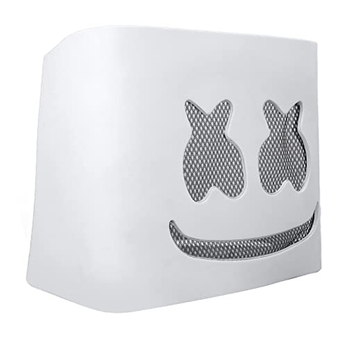 LED-DJ-Kopfmaske – Leuchtender Musik-Festival-Helm Für Cosplay Und Raves – Leuchtende Kopfbedeckung Mit Bunten Lichtern Und Soundaktivierung(transparentes Blau) von Cyllde