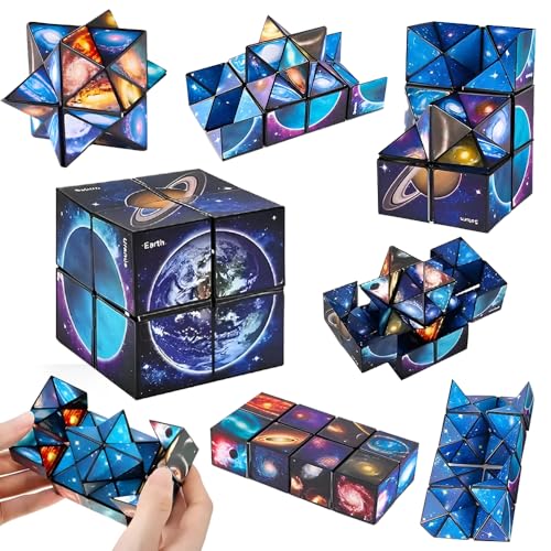 Cylora Zauberwürfel Sternenhimmelwürfel, Sternenwürfel Unendlichkeitswürfel für Kinder, 3D Puzzle Zauberwürfel Cube, Spielzeug ab 7-8-9-10-11 Jahre Junge, Stressabbau Spielzeug für Kinder Erwachsene von Cylora