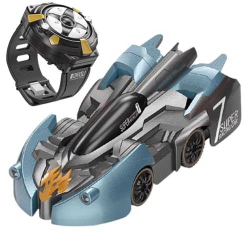 Cymwer Wandkletter-Ferngesteuertes Auto mit Uhrenfernbedienung, 360° drehbares RC-Stunt-Auto, wiederaufladbares USB-RC-Autospielzeug for Jungen, Mädchen, Kinder im Alter von 6–12 Jahren Cymwer Wandkletter-Ferngesteuertes Auto mit Uhrenfernbedienung, 360° drehbares RC-Stunt-Auto, wiederaufladbares USB-RC-Autospielzeug for Jungen, Mädchen, Kinder im Alter von 6–12 Jahren von Cymwer