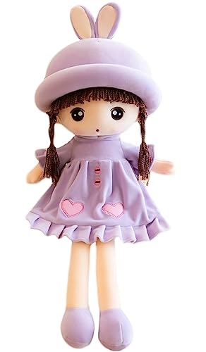 Stoffpuppe, Mädchen, niedlich, Plüsch, Baby, weich, Prinzessin, Hut und Kleidung, abnehmbar, Geschenk für Mädchen ab 0 Jahren, Geschenk für Geburtstag, Taufe, Valentinstag, Weihnachten Stoffpuppe, Mädchen, niedlich, Plüsch, Baby, weich, Prinzessin, Hut und Kleidung, abnehmbar, Geschenk für Mädchen ab 0 Jahren, Geschenk für Geburtstag, Taufe, Valentinstag, Weihnachten von Cysocool