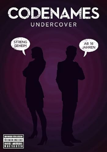 CGE Czech Games Edition Codenames Undercover - Partyspiel mit neuen Wörtern - Spiele-Klassiker als Erwachsenen-Version - Deutsch - 2-8 Spieler - Ab 16 Jahren CGE Czech Games Edition Codenames Undercover - Partyspiel mit neuen Wörtern - Spiele-Klassiker als Erwachsenen-Version - Deutsch - 2-8 Spieler - Ab 16 Jahren von Czech Games Edition