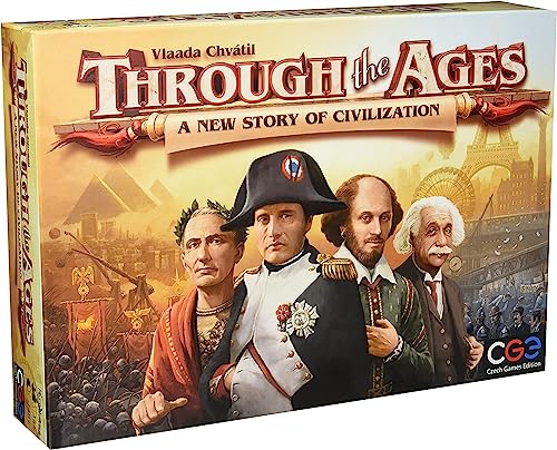 Through The Ages: A New Story of Civilization | CGE | English | 14+ Age | 2-4 Player von Czech Games