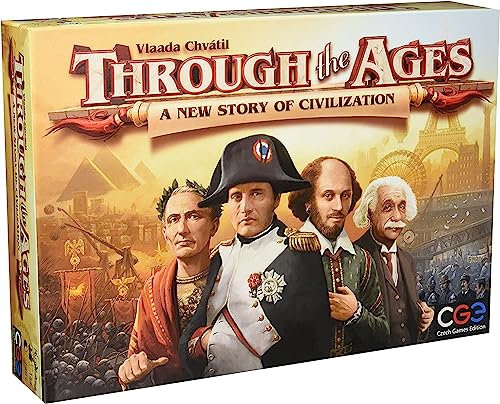 Through The Ages: A New Story of Civilization | CGE | English | 14+ Age | 2-4 Player von Czech Games Edition