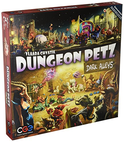 Czech Games Edition Dungeon Petz: Dark Alleys | CGE | English | 13+ Age | 2-4 Player von Czech Games Edition