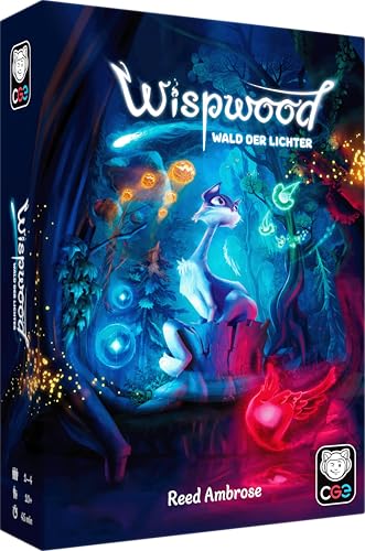 Czech Games Edition Wispwood: Wald der Lichter - Magisches Brettspiel im Irrlicht-Wald - Fantasievolles Legespiel für die Familie - Deutsch - 1-4 Spieler - Ab 10 Jahren von Czech Games Edition
