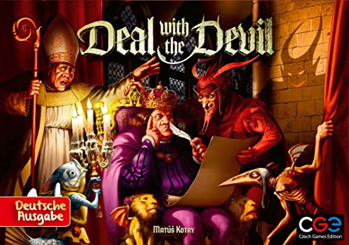 Deal with The Devil |Czech Games Edition |Deutsch| Brettspiel | für 5 Personen | ab 14 Jahren von Czech Games Edition